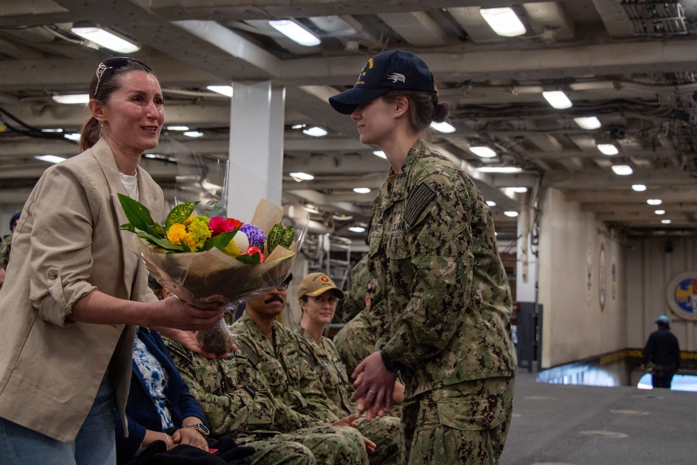 USS New Orleans (LPD 18) Change of Command on March 22, 2024