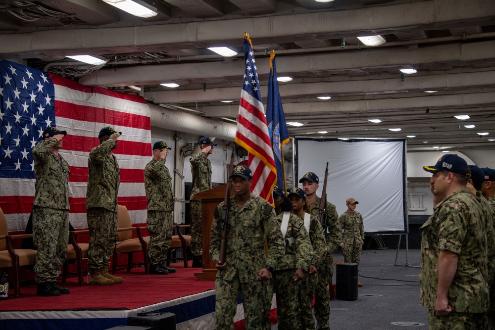 USS New Orleans (LPD 18) Change of Command on March 22, 2024