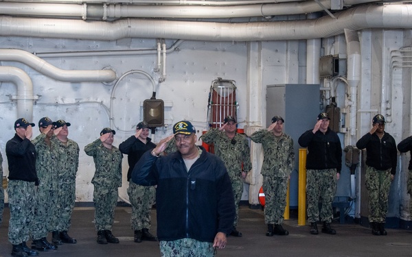 USS New Orleans (LPD 18) Change of Command on March 22, 2024