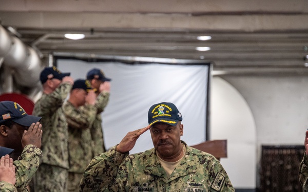 USS New Orleans (LPD 18) Change of Command on March 22, 2024