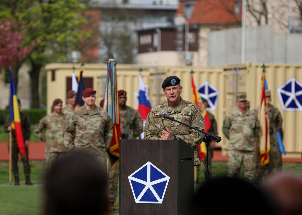 V Corps Welcomes New Commanding General