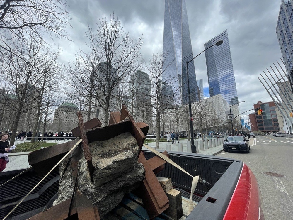 Beam from 9/11 World Trade Center Finds New Home at Fort Detrick