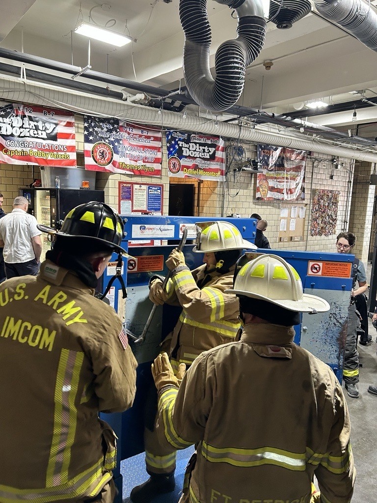 Fort Detrick Teams Up With FDNY For Forcible Training During Recent Visit