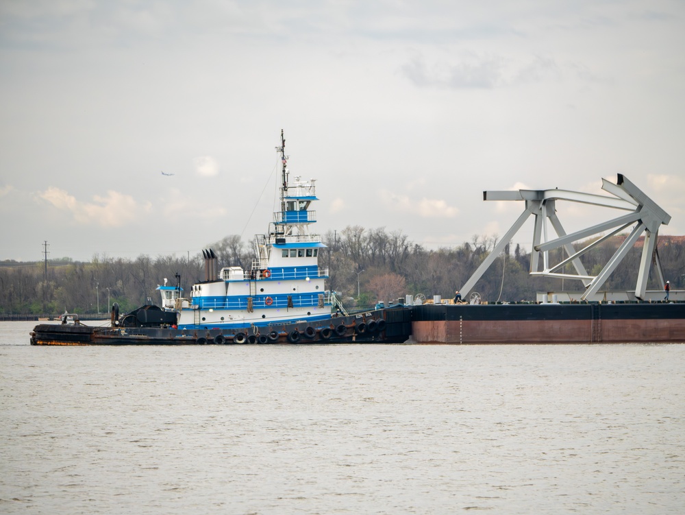 Key Bridge debris removal continues