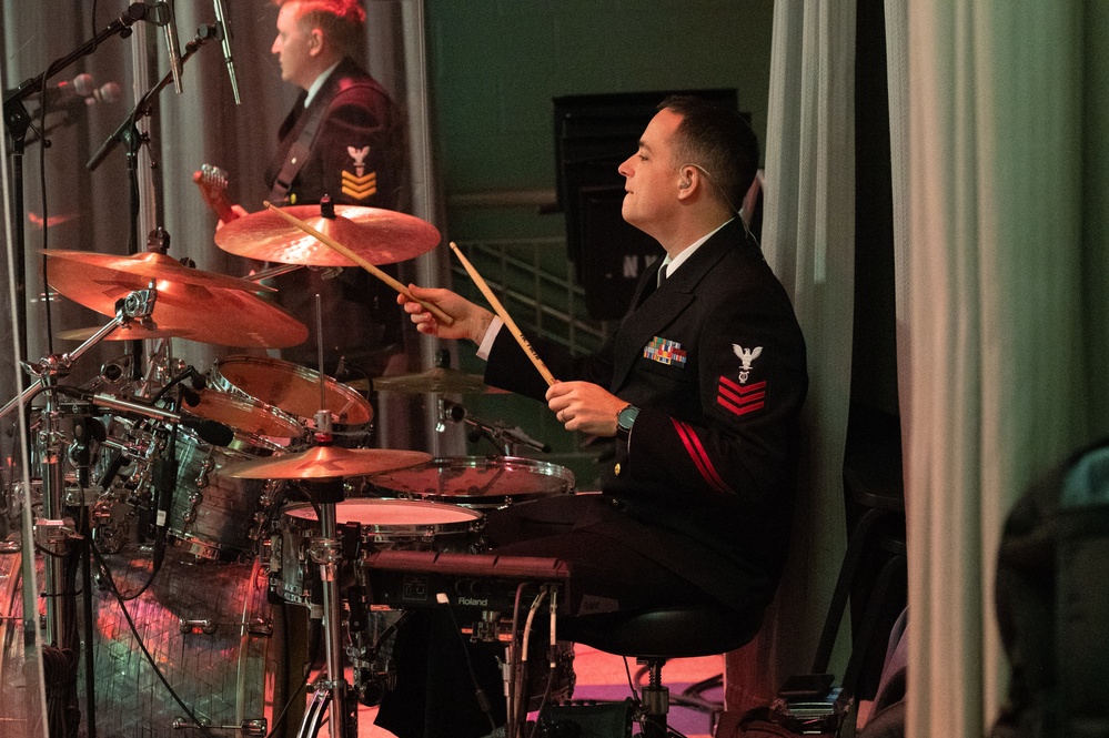 U.S. Navy Band Cruisers perform at Lothian Elementary School