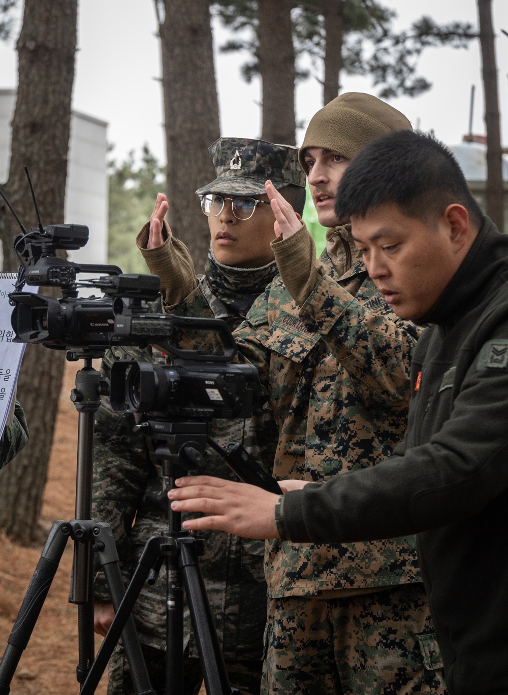 U.S. Marines, Koreans work together to provide public affairs support during Freedom Shield 24