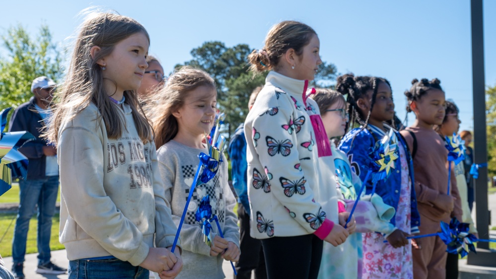 Pinwheels for Child Abuse Prevention Event