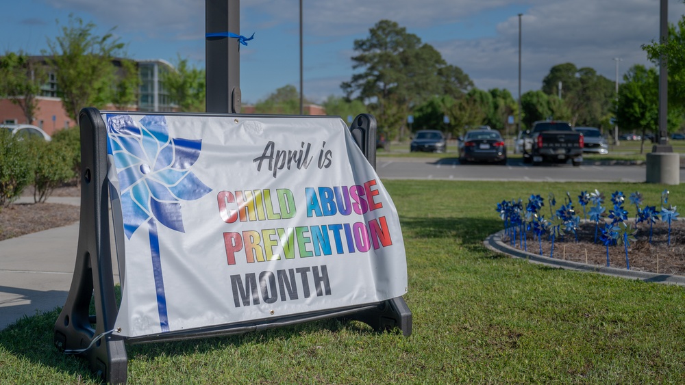 Pinwheels for Child Abuse Prevention Event