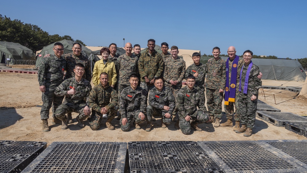U.S. Marines, Koreans join for religious services during Freedom Shield 24