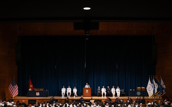 Officer Candidates graduate at Coast Guard Academy