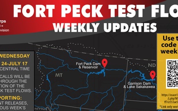 Weekly calls designed to keep public updated on status of Fort Peck test flows