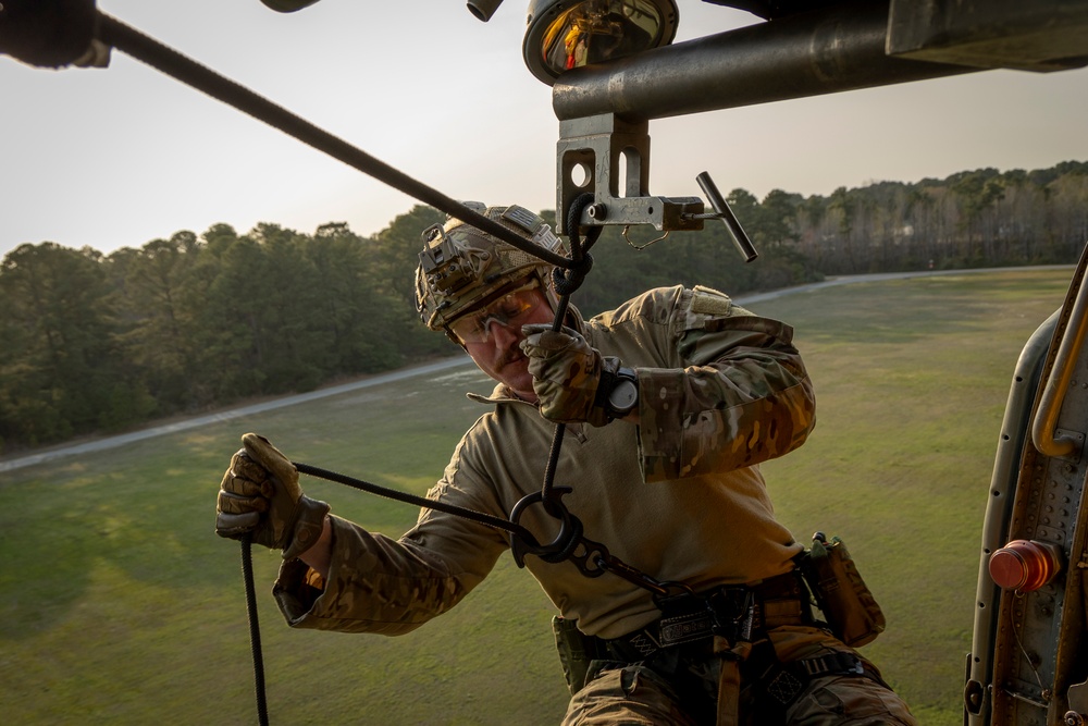 Helicopter Rope Suspension Technique (HRST) Training