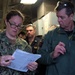 Assistant Project Officer Lt. Cmdr. Maggie Zick, Checks USS John C Stennis (CVN 74) for Departure