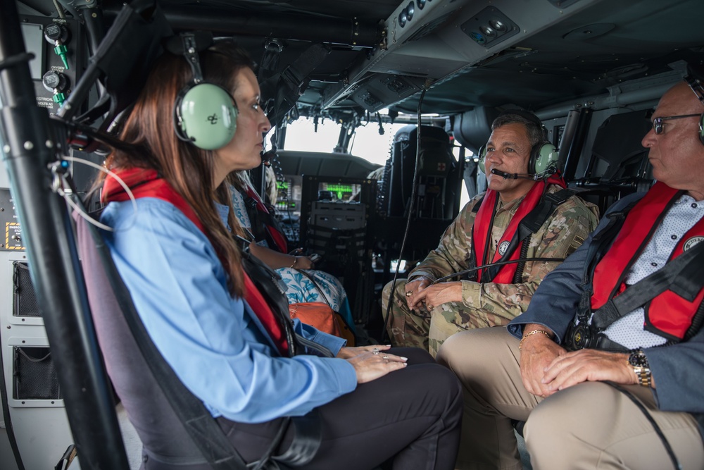 TAG, Lt. Gov. tour FLANG air support facilities in FL Keys
