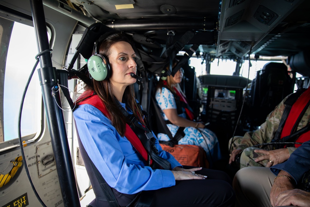 TAG, Lt. Gov. tour FLANG air support facilities in FL Keys