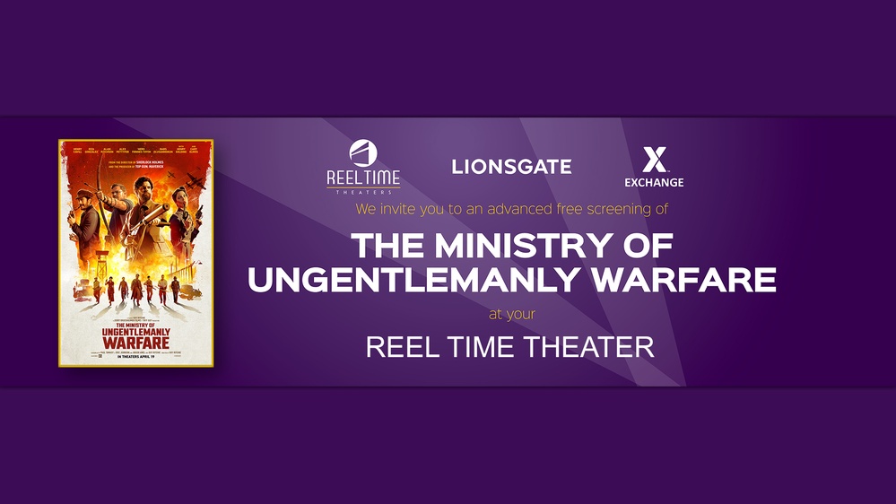 Free Advance Screening of ‘The Ministry of Ungentlemanly Warfare’ Coming to Exchange Reel Time Theaters