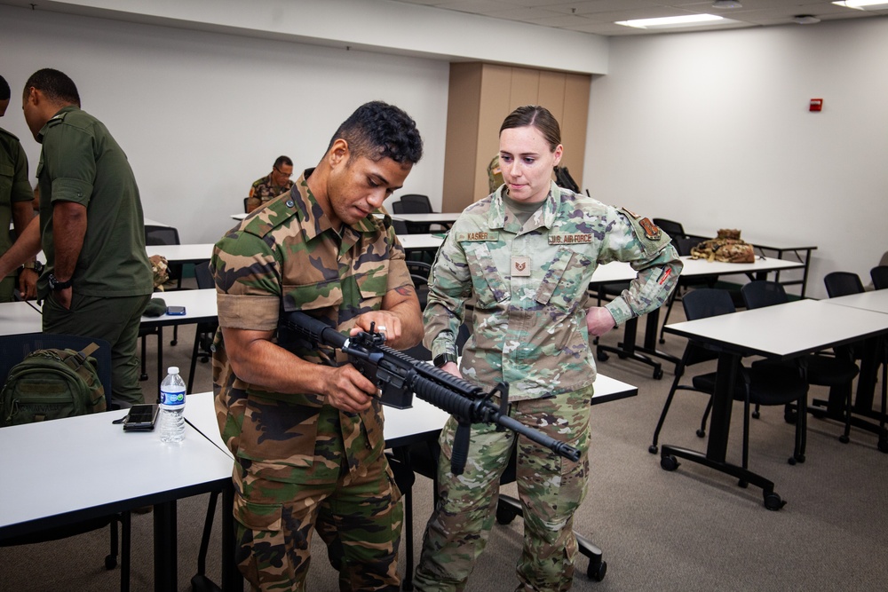 Weapons Subject Matter Expert Exchange Conducted between Nevada SPP Partners Ahead of Best Warrior Competition