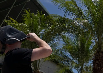 AR-MEDCOM Soldiers witness total solar eclipse at unit location