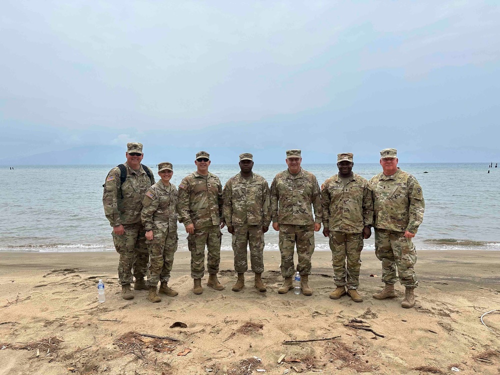 Commander of 167th Theater Sustainment Command visits CENTAM Guardian 24 exercise participants