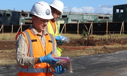 Soil sampling, erosion control signal final steps of USACE debris removal process