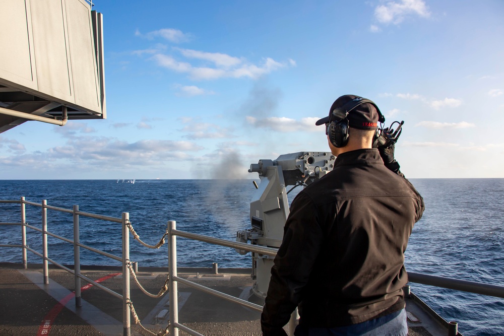 Abraham Lincoln conducts live-fire exercise