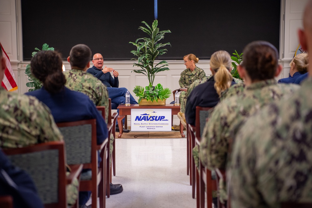 Chef Robert Irvine Visits U.S. Fleet Forces Command and Fleet Logistics Center