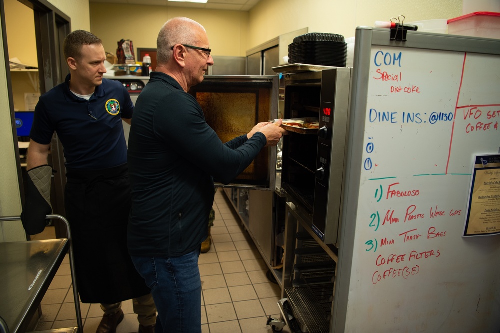 Chef Robert Irvine Visits U.S. Fleet Forces Command and Fleet Logistics Center