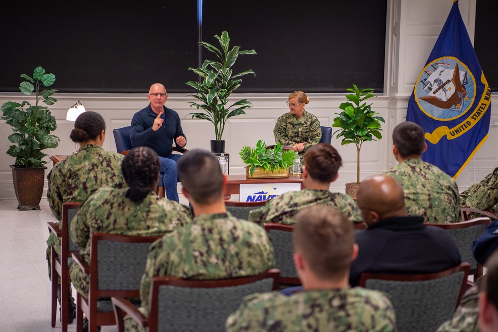 Chef Robert Irvine Visits U.S. Fleet Forces Command and Fleet Logistics Center