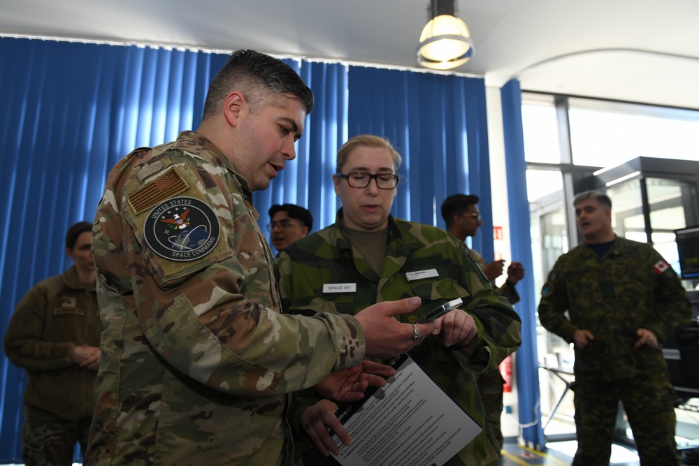 National Guard-led space exercise helps build programs for NATO partners