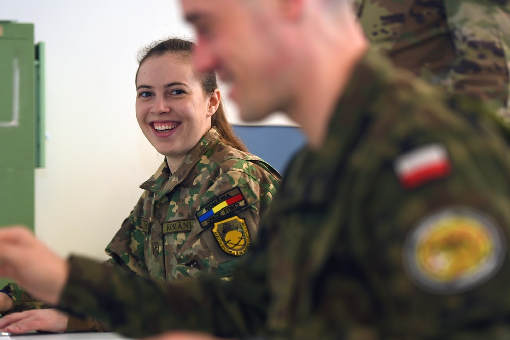 National Guard-led space exercise helps build programs for NATO partners