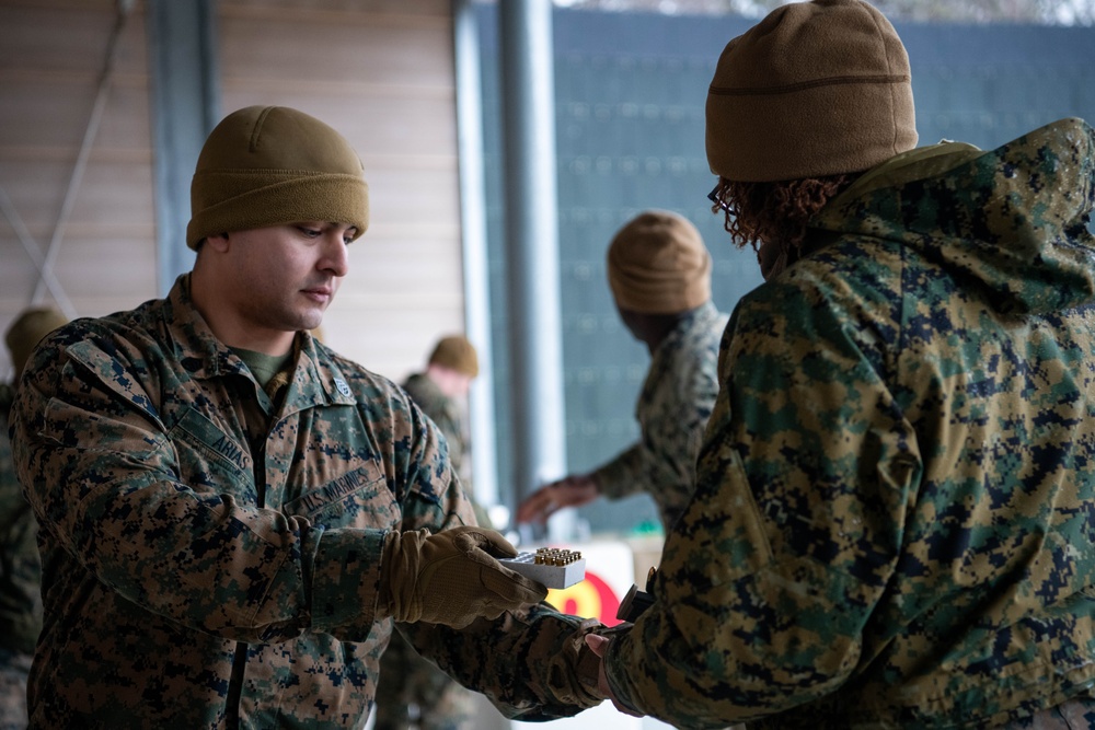 VMFA-121 continue pistol qualifications at Camp Mujuk