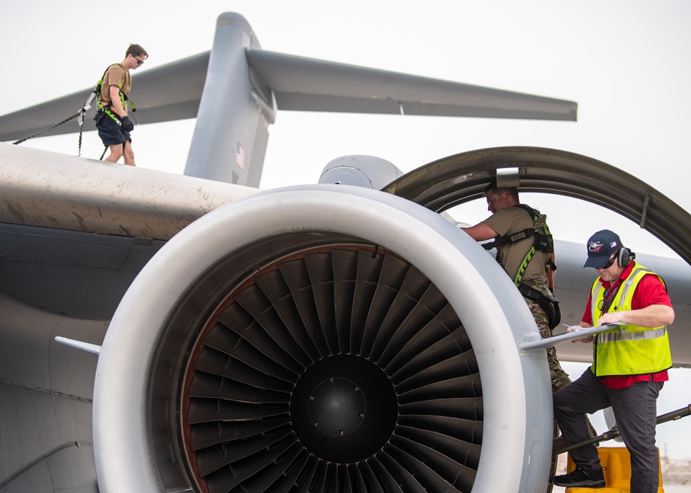 C-17 post-flight check
