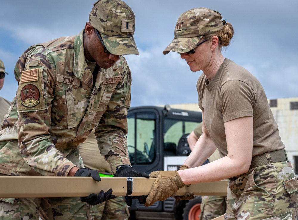 3rd AEW Airmen conduct MRA training during Exercise Agile Reaper 24-1