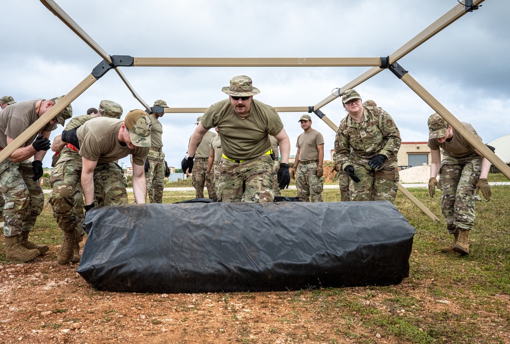 3rd AEW Airmen conduct MRA training during Exercise Agile Reaper 24-1