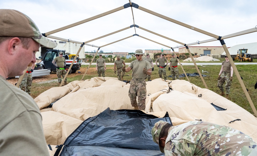 3rd AEW Airmen conduct MRA training during Exercise Agile Reaper 24-1