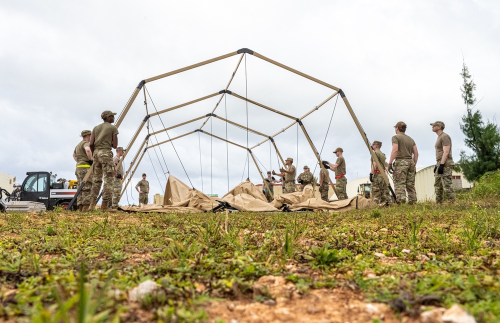 3rd AEW Airmen conduct MRA training during Exercise Agile Reaper 24-1