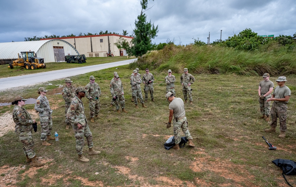 3rd AEW Airmen conduct MRA training during Exercise Agile Reaper 24-1