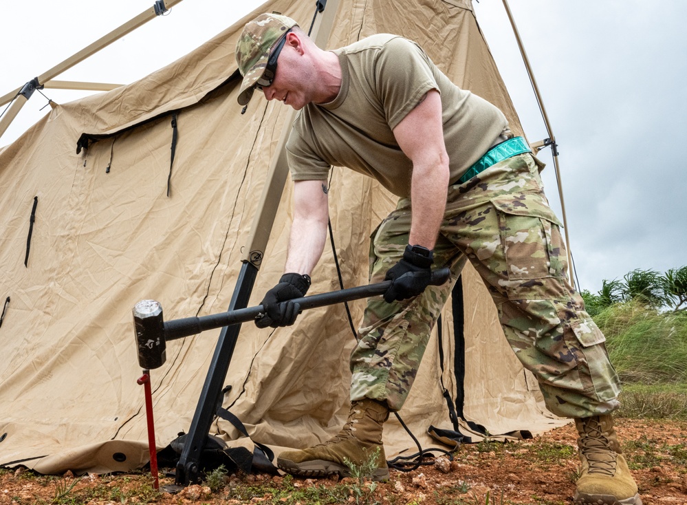 3rd AEW Airmen conduct MRA training during Exercise Agile Reaper 24-1