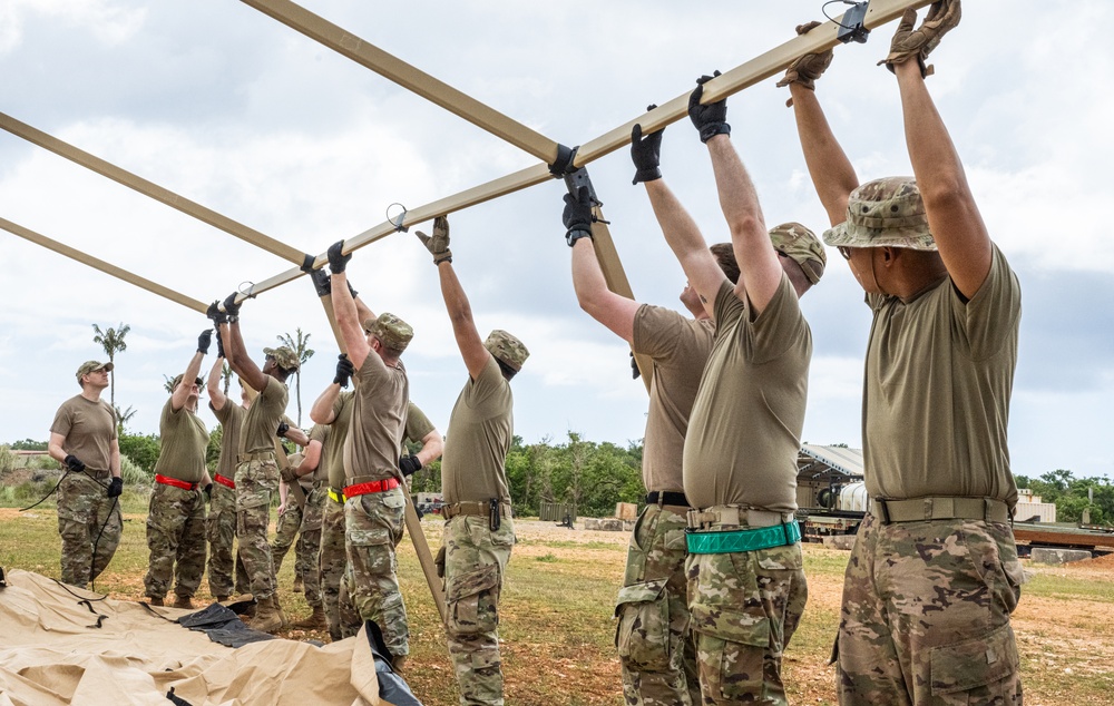 3rd AEW Airmen conduct MRA training during Exercise Agile Reaper 24-1