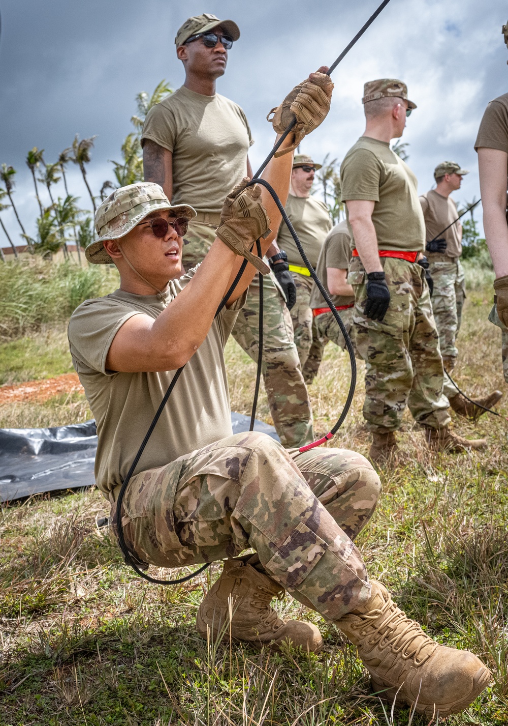 3rd AEW Airmen conduct MRA training during Exercise Agile Reaper 24-1