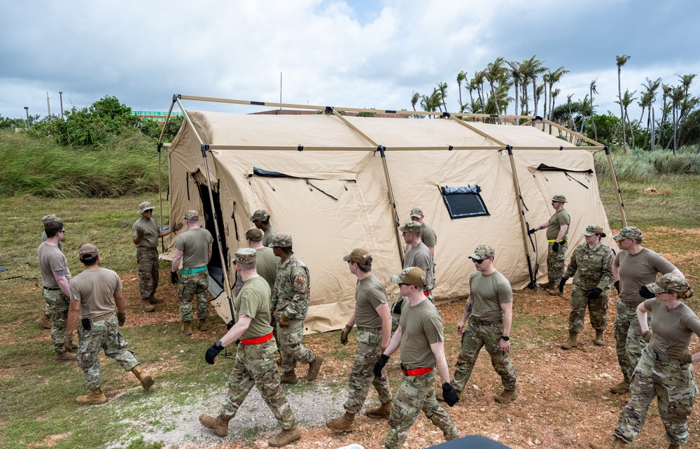 3rd AEW Airmen conduct MRA training during Exercise Agile Reaper 24-1