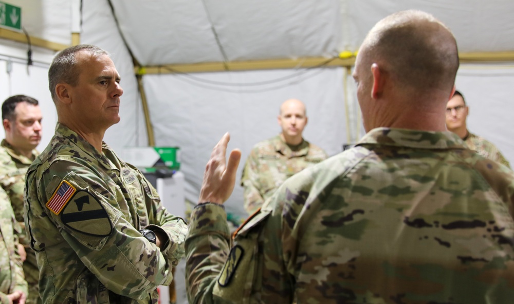 Maj. Gen. Bryan Howay Visits Grafenwoehr Training Area