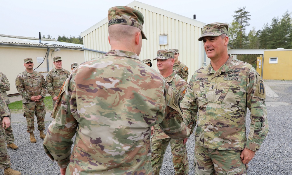 Maj. Gen. Bryan Howay Visits Grafenwoehr Training Area