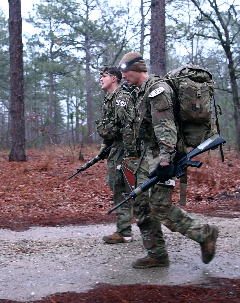 Civil Affairs Candidates Ruck March Event