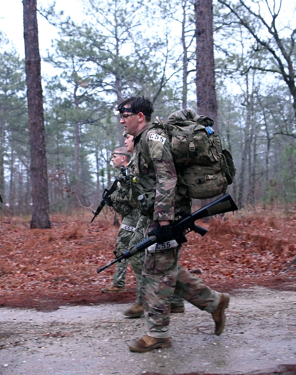 Civil Affairs Candidates Ruck March Event