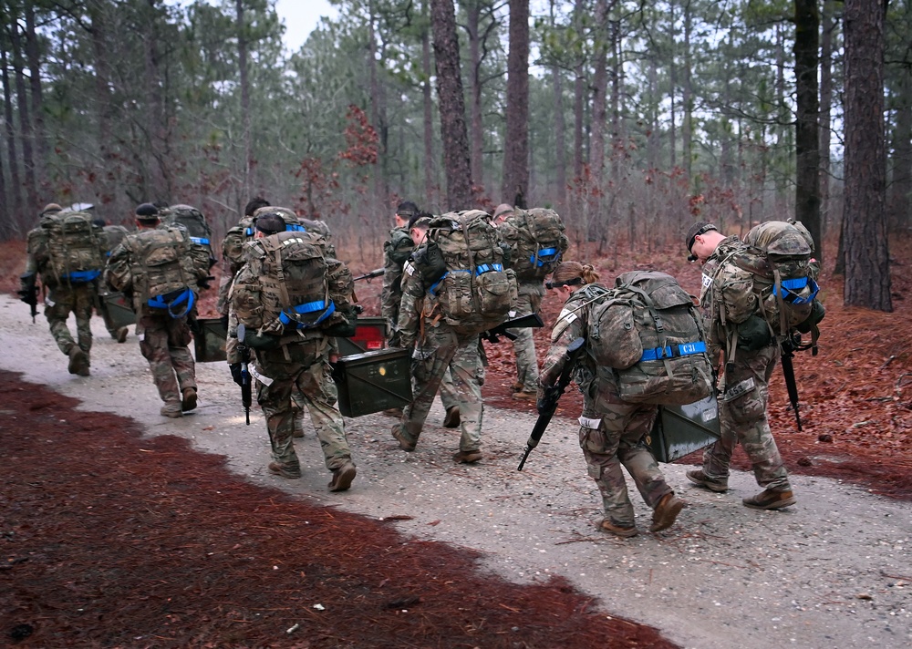 Civil Affairs Candidates Ruck March Event