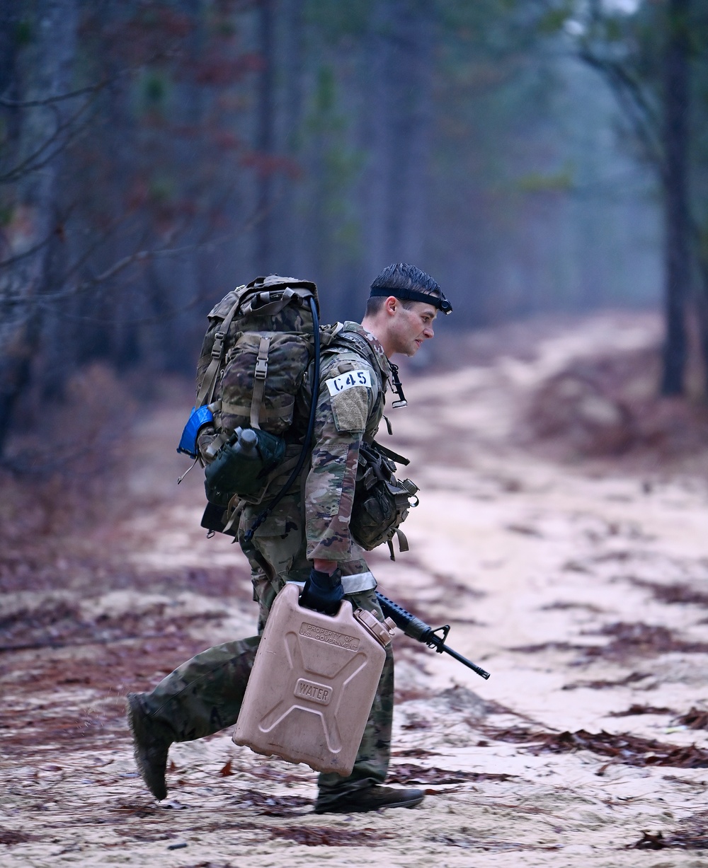 Civil Affairs Candidates Ruck March Event