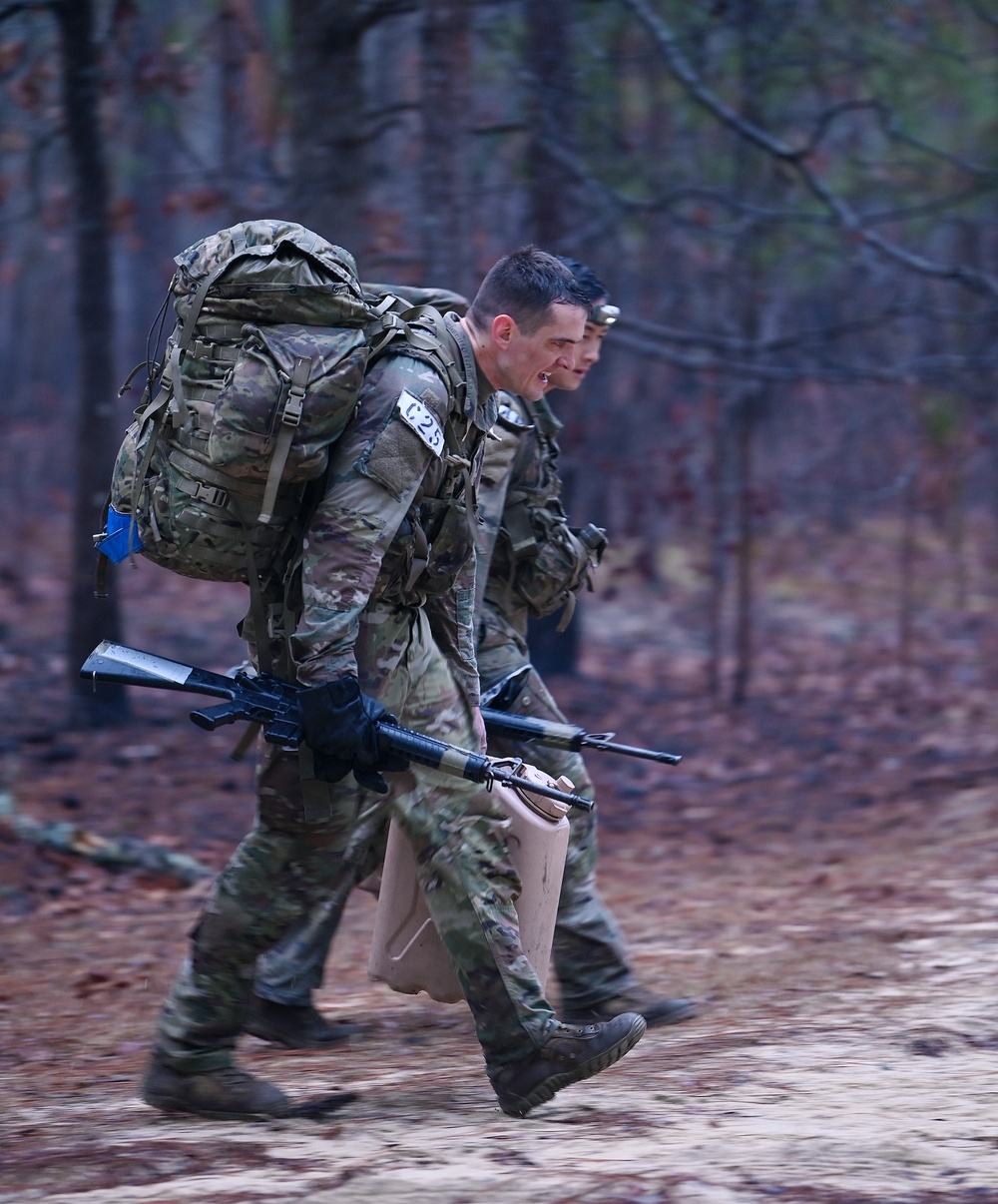 Civil Affairs Candidates Ruck March Event