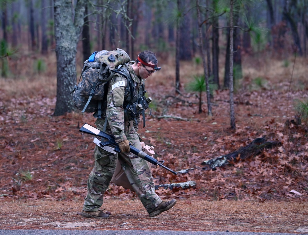 Civil Affairs Candidates Ruck March Event