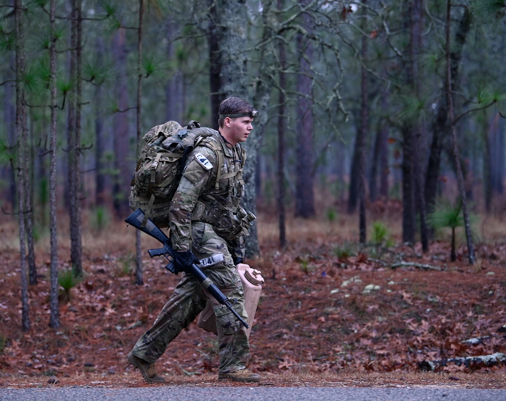 Civil Affairs Candidates Ruck March Event